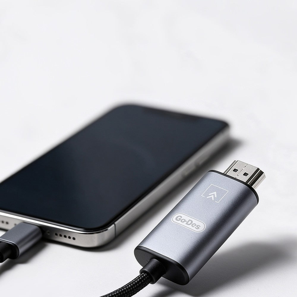 Go Des GD-HM812S HDTV Lightning to HDMI Ses ve Video Adaptörü