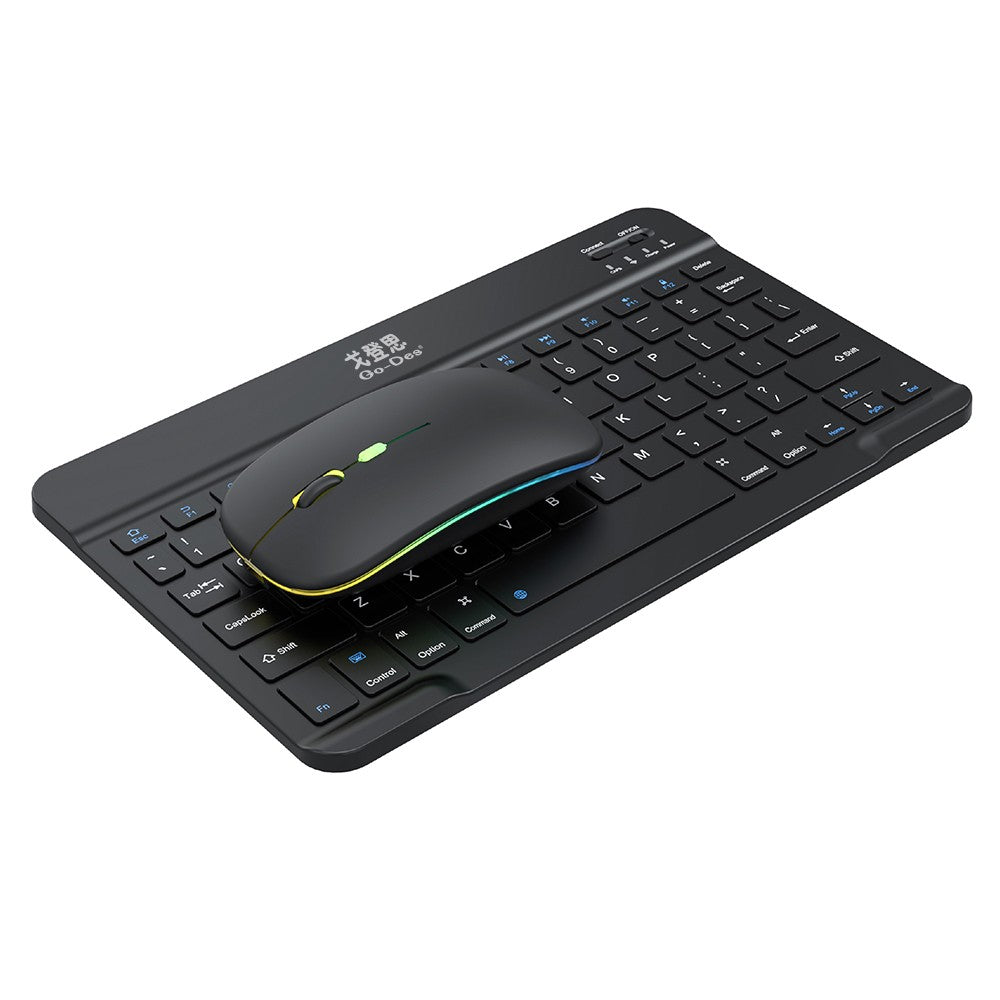 Go Des GD-KB323 Ergonomik 2in1 Bluetooth Bağlantılı Kablosuz Klavye ve Mouse Seti