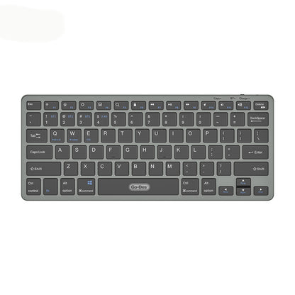 Go Des GD-KB325 Sessiz Tuş Tasarımlı Bluetooth Bağlantılı Kablosuz Klavye