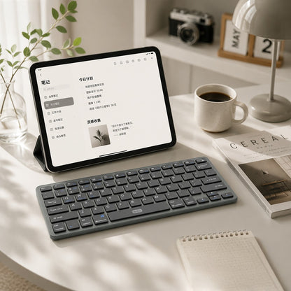 Go Des GD-KB325 Sessiz Tuş Tasarımlı Bluetooth Bağlantılı Kablosuz Klavye