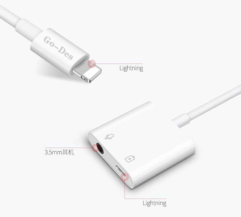 Go Des GD-OR881 Lightning Converter White