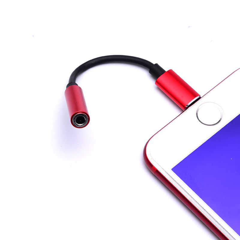 Go Des GD-UC019 Lightning To 3.5mm Converter Red