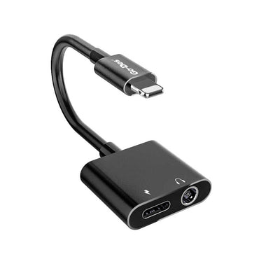 Go Des GD-UC026 2 in 1 Lightning Adapter Black