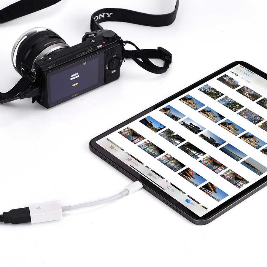 Go Des GD-UC029 Lightning to USB Camera Adapter White