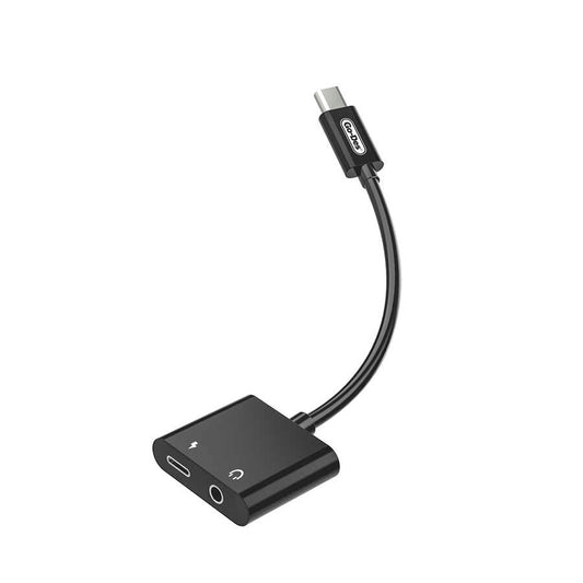 Go Des GD-UC038 Type-C to 3.5mm Converter Black