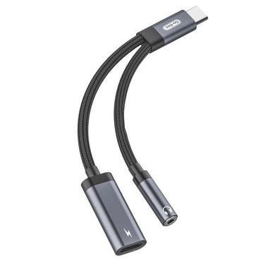 Go Des GD-UC312 Type-C to 3.5mm Converter Gray