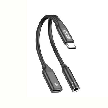 Go Des GD-UC317 Type-C to 3.5mm Adapter Black 