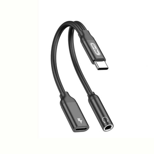 Go Des GD-UC317 Type-C to 3.5mm Adapter Black 