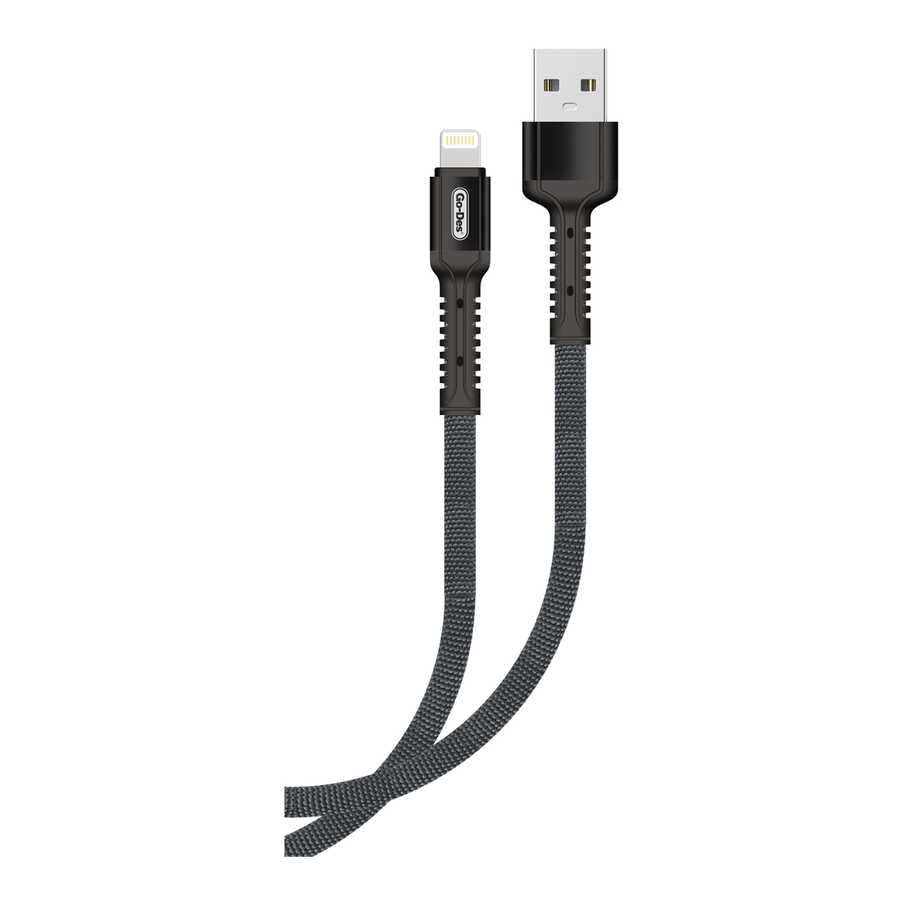 Go Des GD-UC529 Lightning Usb Cable Black 