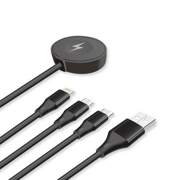 Go Des GD-UC561 4 in 1 USB Cable Black 