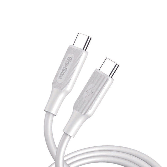 Go Des GD-UC571 Type-C to Type-C PD Fast Charging Cable 60W 1 Meter White 