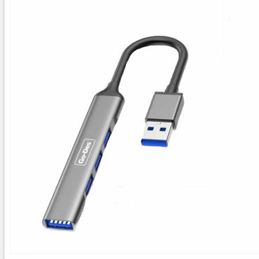 Go Des GD-UC701 4 in 1 Multi USB Station Gray 