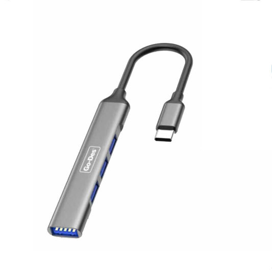 Go Des GD-UC702 4 in 1 Multi USB Station Gray 