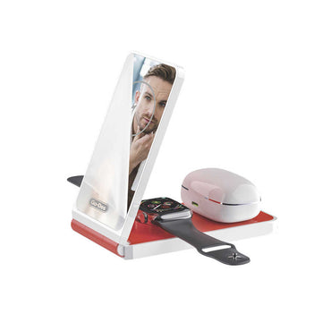 Go Des GD-WL766 Magnetic Wireless Fast Charging 4 in 1 Charging Station 30W White