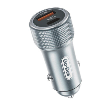 Go Des QC2018 Car Charger Silver
