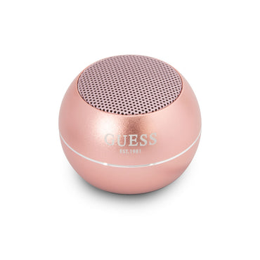 GUESS Aluminum Alloy Body Design Mini Bluetooth Speaker Gold 