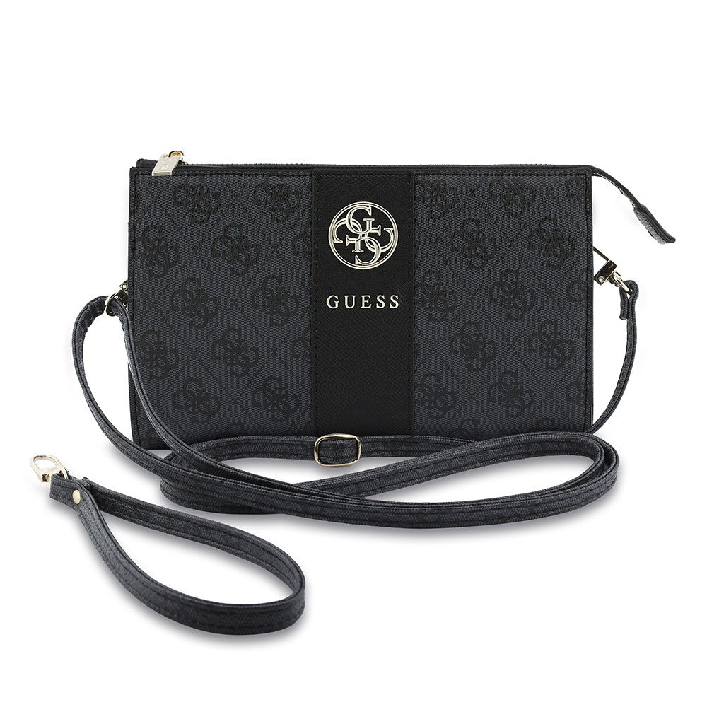 Guess Orjinal Lisanslı 4G Desenli Metal Logolu Omuz Askılı El Çantası