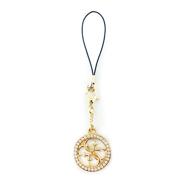Guess Original Licensed 4G Logo Stoned Phone Strap Gold
