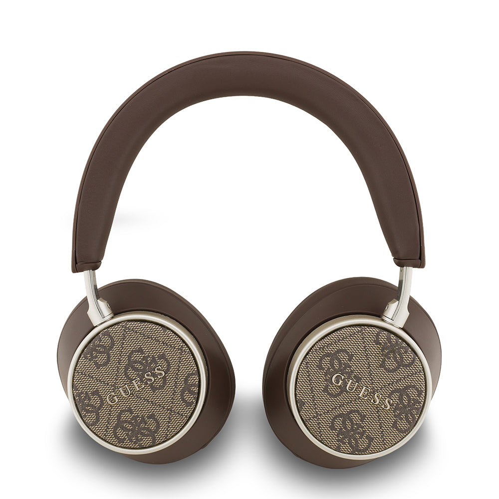 Guess Orjinal Lisanslı Ayarlanabilir 4G Desenli Metal Klasik Logolu Kulak Üstü Bluetooth Kulaklık