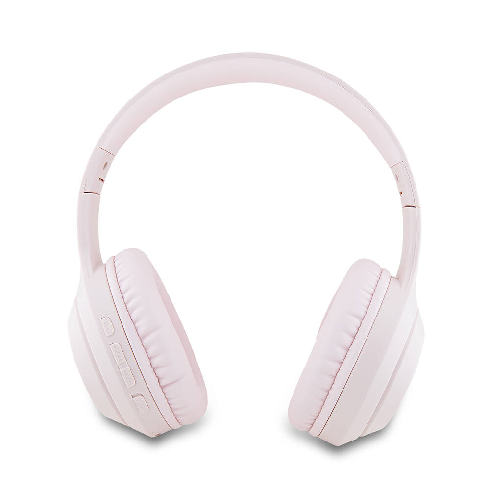 Guess Original Licensed Foldable Adjustable Metal Classic Logo Over-Ear Bluetooth Headphones Brown 