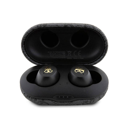 Guess Orjinal Lisanslı Klasik Metal Yazı Logolu TWS Kulak İçi Bluetooth Kulaklık Pembe