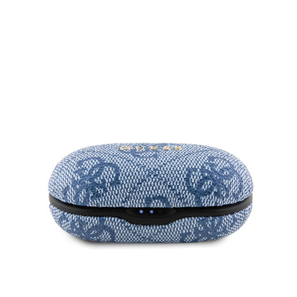 Guess Orjinal Lisanslı Klasik Metal Yazı Logolu TWS Kulak İçi Bluetooth Kulaklık Pembe