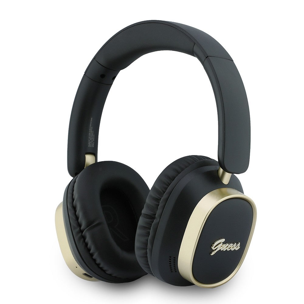 Guess Orjinal Lisanslı Metal Yazı Logolu Kulak Üstü Kulaklık ve Speaker Hoparlör 2in1 Set
