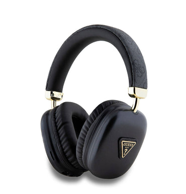 Guess Original Licensed PU 4G Patterned Triangle Logo Over-Ear Bluetooth Headphones Pink 