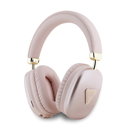 Guess Orjinal Lisanslı PU Üçgen Logolu Kulak Üstü Bluetooth Kulaklık Gold