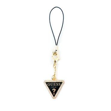 Guess Original Licensed Stoned Triangle Logo Phone Strap Gold 