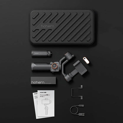 Hohem iSteady M6 3 Eksenli El Tipi AI Yapay Zeka Görüş Sensörlü Gimbal Stabilizatör Siyah