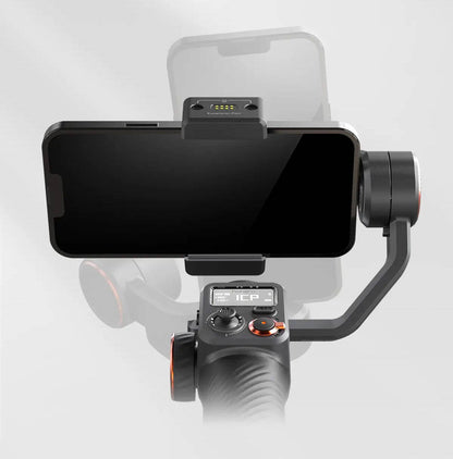 Hohem iSteady M6 3 Eksenli El Tipi AI Yapay Zeka Görüş Sensörlü Gimbal Stabilizatör Siyah