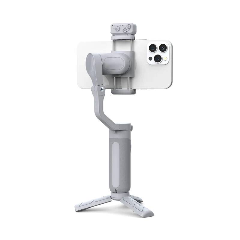 Hohem iSteady XE 3 Eksenli El Tipi Led Işıklandırma Aparatlı Gimbal Stabilizatör Gri