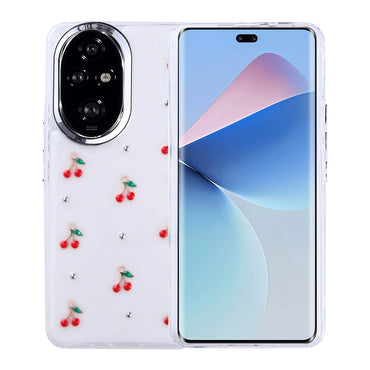 Honor 200 Case Airbag Design Glitter Transparent Zore Polar Cover Bow