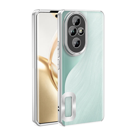 Honor 200 Pro Case Camera Protection Logo Showing Zore Omega Cover Silver 