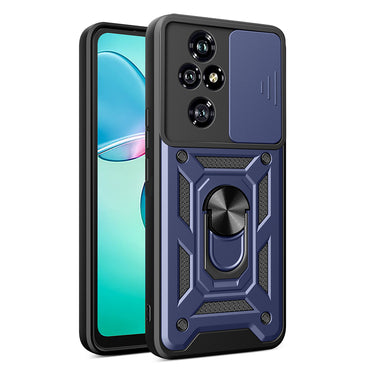 Honor 200 Pro Case Magnetic Stand Camera Protection Zore Sliding Vega Cover Black
