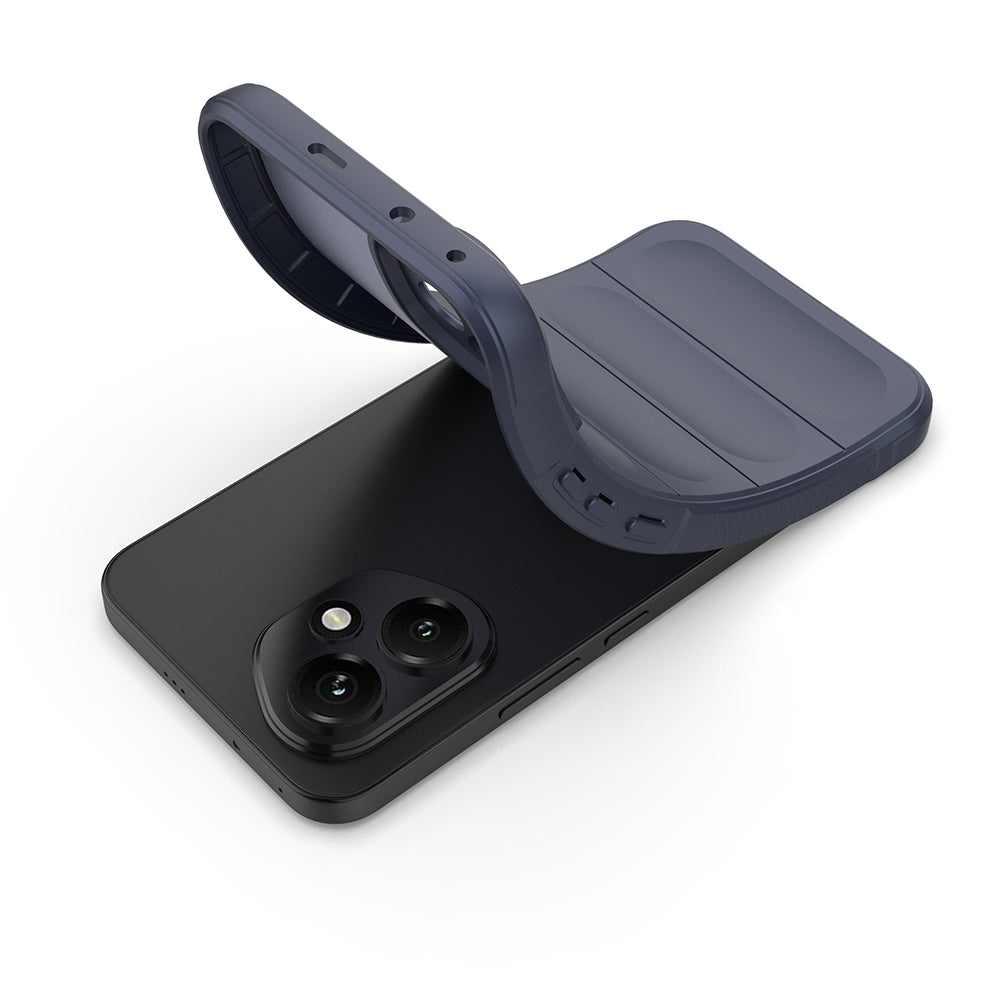 Honor 400 Case Flexible TPU Hollow Back Surface Design Zore Ethnic Silicone Cover Dark Green 