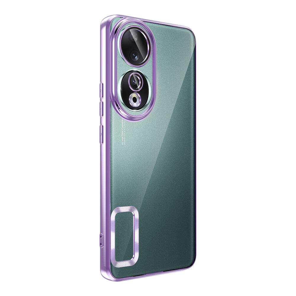 Honor 90 Case Camera Protection Logo Showing Zore Omega Cover Lilac 