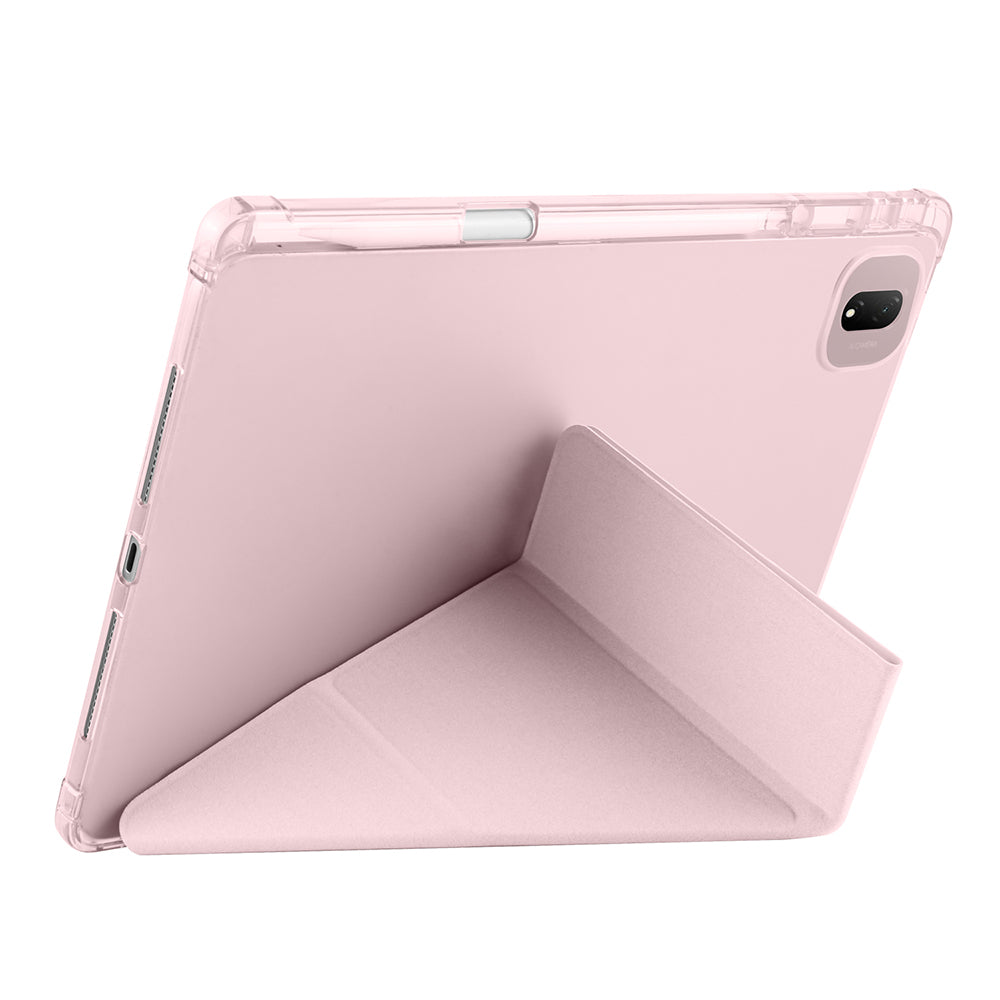 Honor Pad GT Pro Case Zore Tri Folding Stand Case with Pen Compartment Lilac
