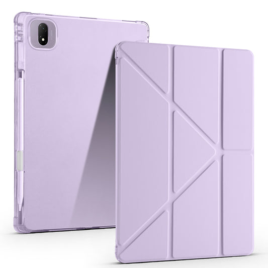 Honor Pad GT Pro Case Zore Tri Folding Stand Case with Pen Compartment Lilac