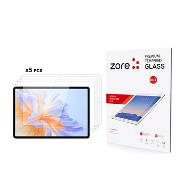 Honor Pad V9 Zore 5in1 Tablet Tempered Glass Screen Protector Transparent