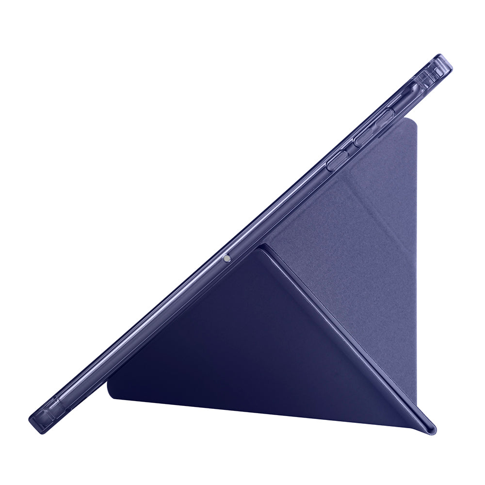 Honor Pad X8A Case Zore Tri Folding Stand Case with Pen Compartment Lilac