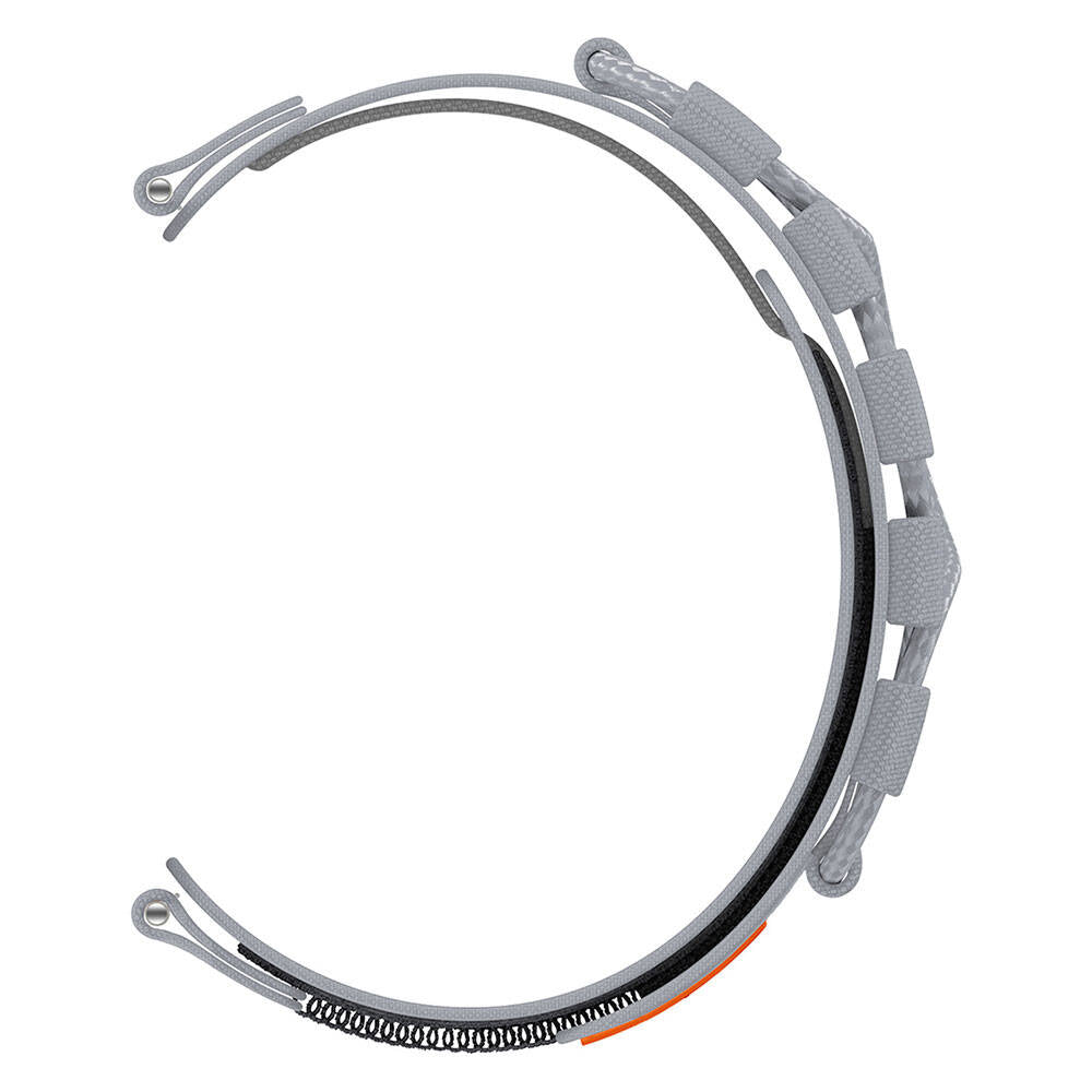 Huawei GT2 46mm Zore KRD-112 22mm Orbital Braided Rope Design Nylon Fabric Mesh Strap Gray 