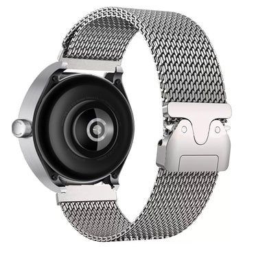 Huawei GT4 46mm Zore KRD-100 22mm Titanium Mesh Strap Titanium-Silver 