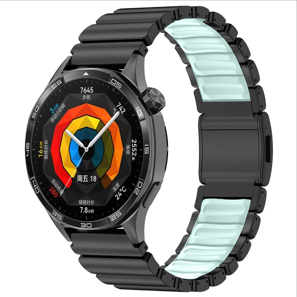 Huawei GT4 46mm Zore KRD-151 22mm Metal Silikon Kordon