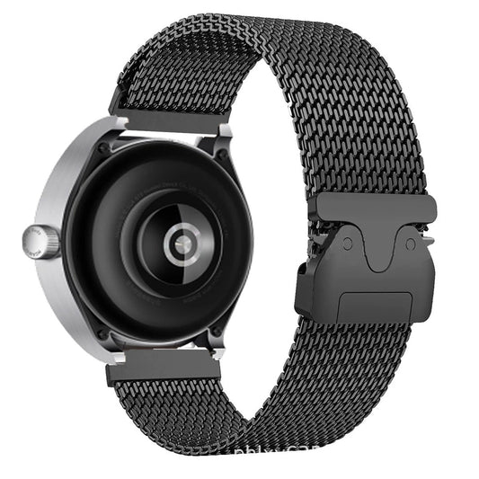 Huawei Honor Magic 2 46mm Zore KRD-100 22mm Titanium Mesh Strap Black-Titanium 