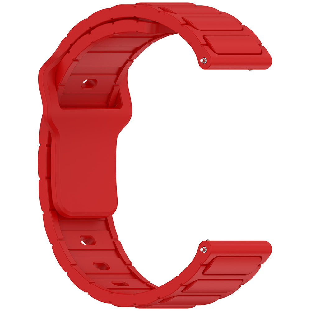 Huawei Honor Magic 2 46mm Zore KRD-132 22mm Silicone Strap Bracelet Red 
