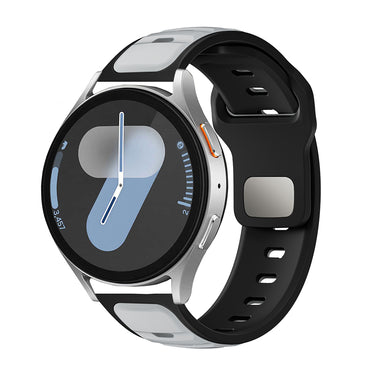 Huawei Honor Magic 2 46mm Zore KRD-135 22mm Silicone Strap Bracelet Gray-Black 