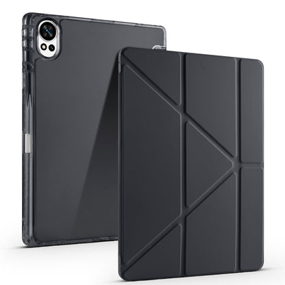 Huawei Matepad 12X Kılıf Zore Tri Folding Kalem Bölmeli Standlı Kılıf Lacivert