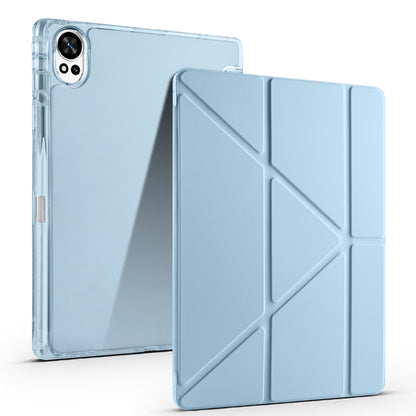 Huawei Matepad 12X Kılıf Zore Tri Folding Kalem Bölmeli Standlı Kılıf Lila